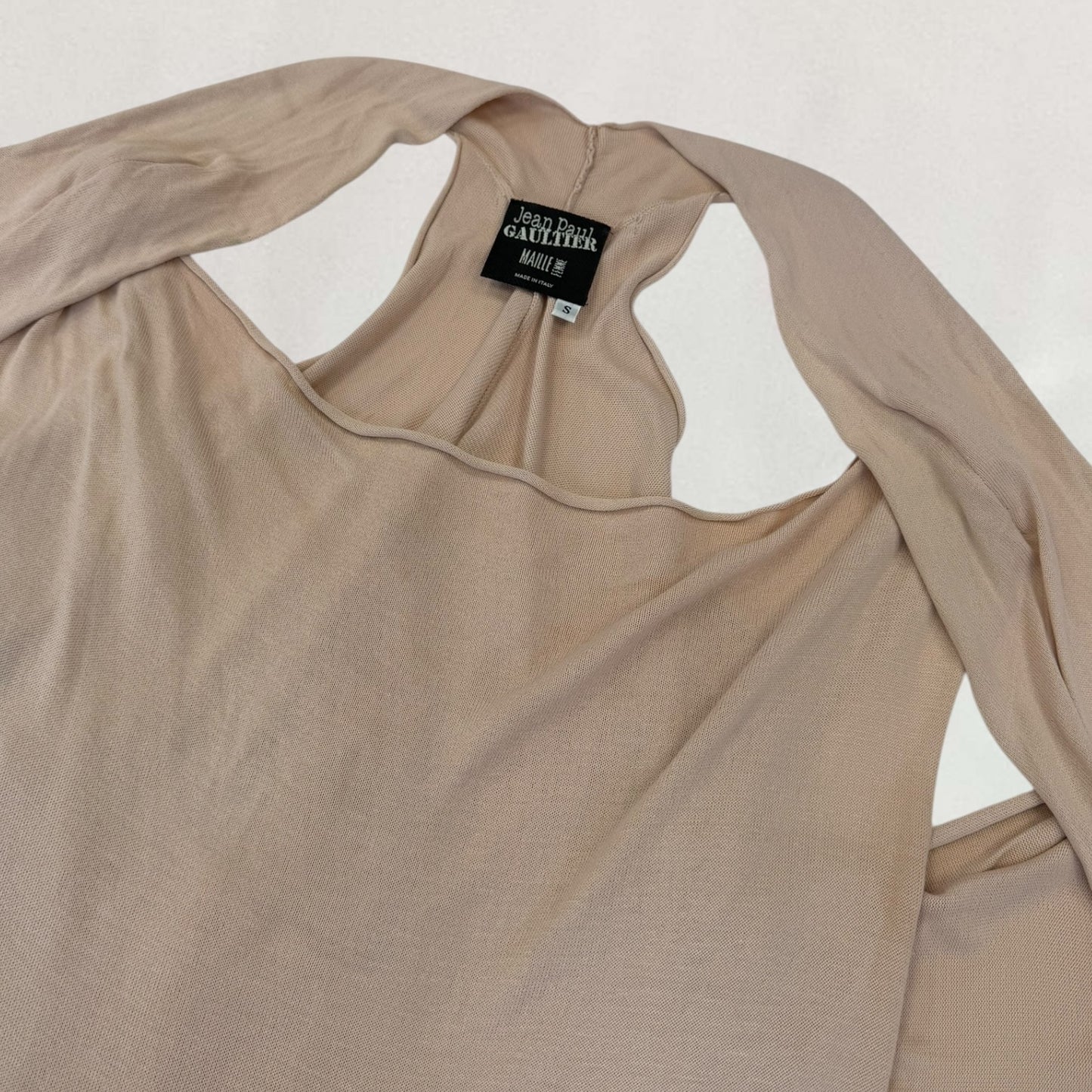 Jean Paul Gaultier cowl neck top