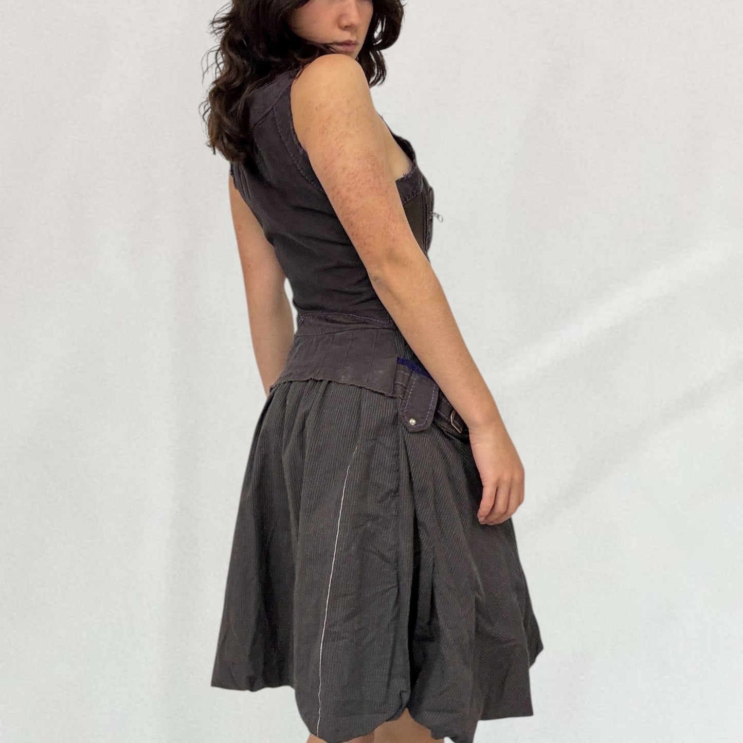 Marithé + François Girbaud zip front dress