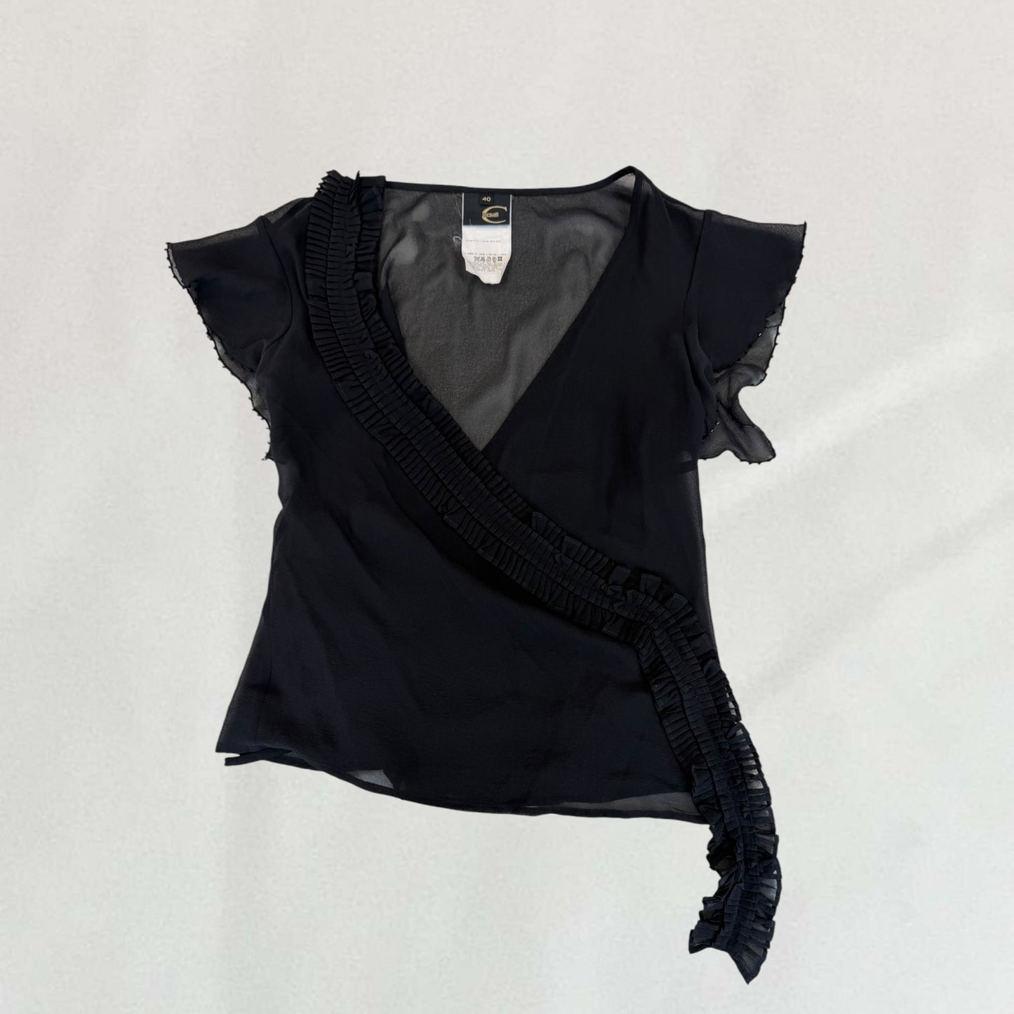 Roberto Cavalli wrap T-shirt