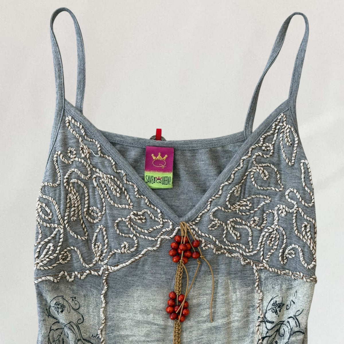 Save The Queen beaded dress