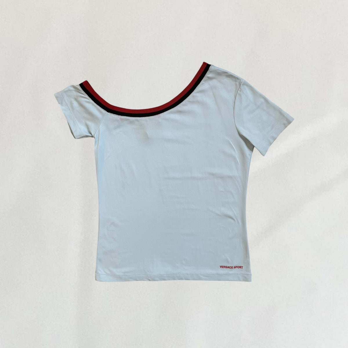 Versace off the shoulder T-shirt