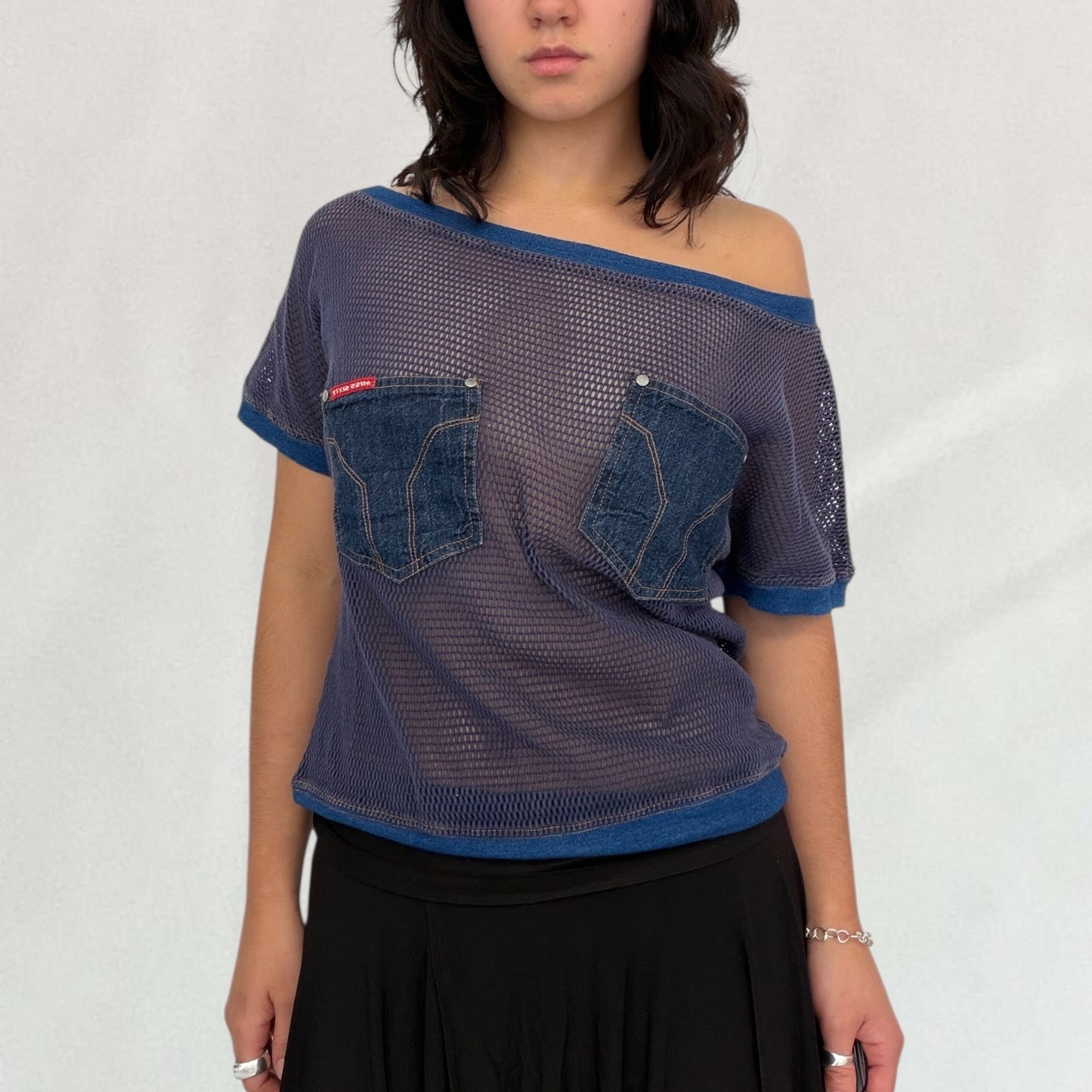 Miss Sixty netted top