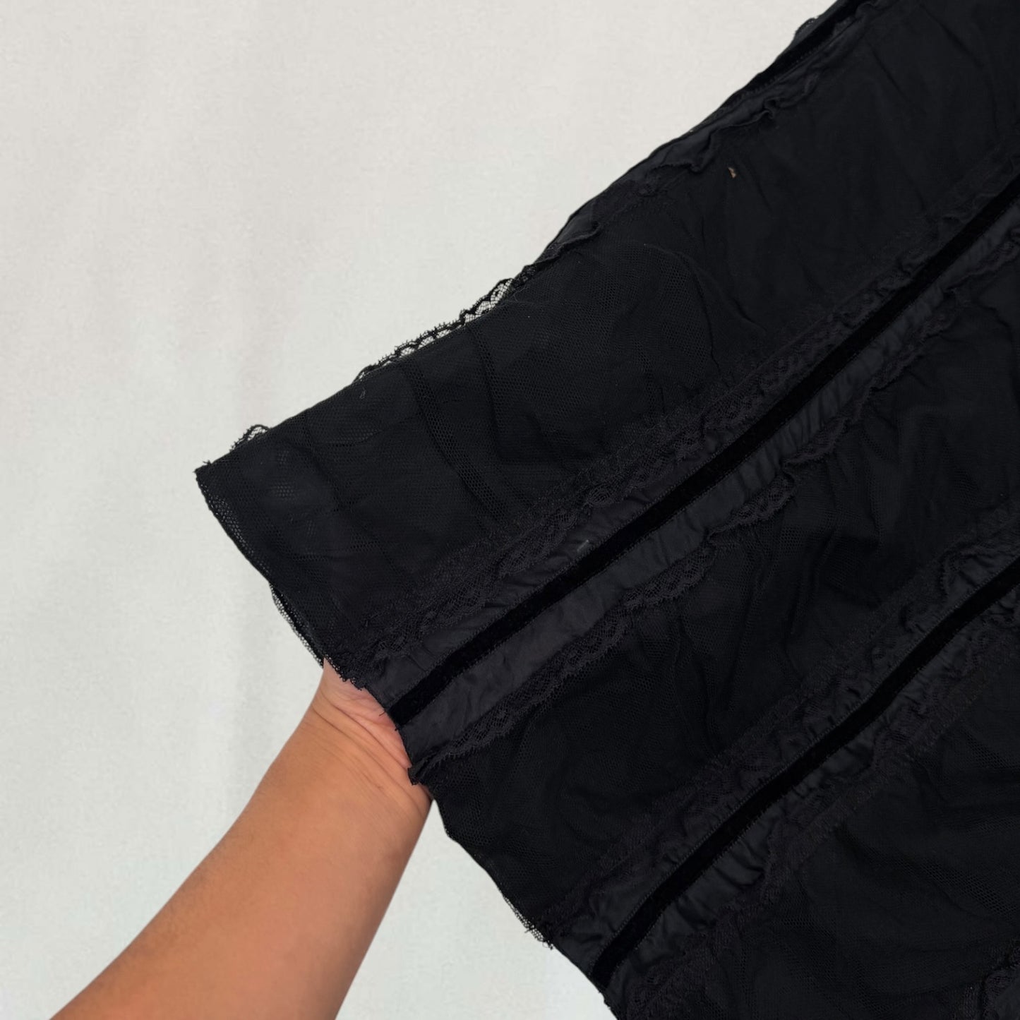 Prada lace skirt