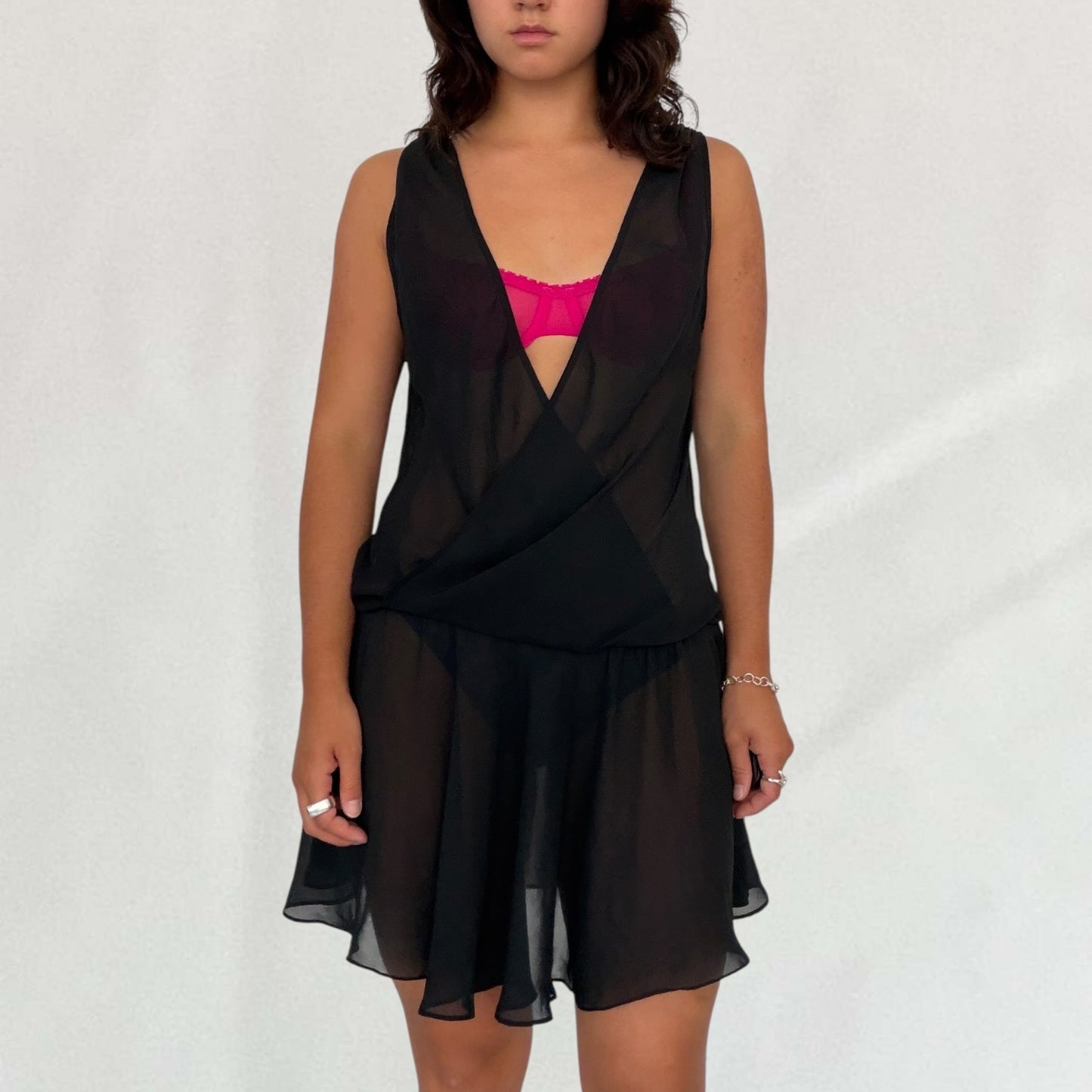 Dolce & Gabbana sheer mini dress