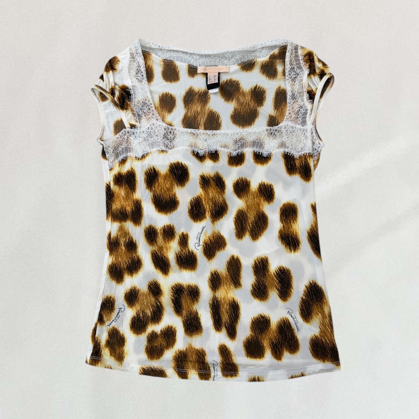 Roberto Cavalli leopard print vest