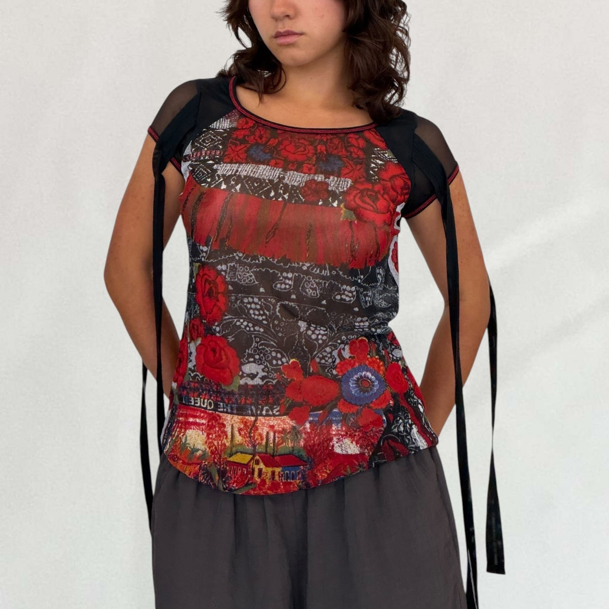 Save The Queen mesh T-shirt