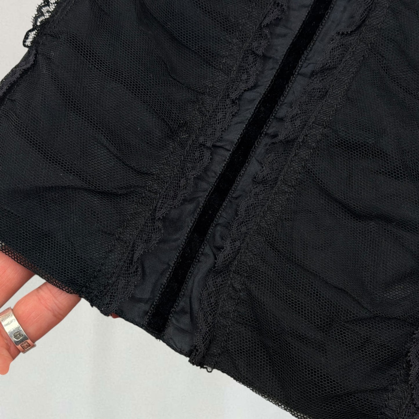 Prada lace skirt