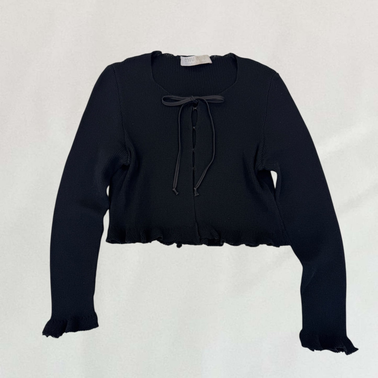 Miu Miu hook-and-eye bolero