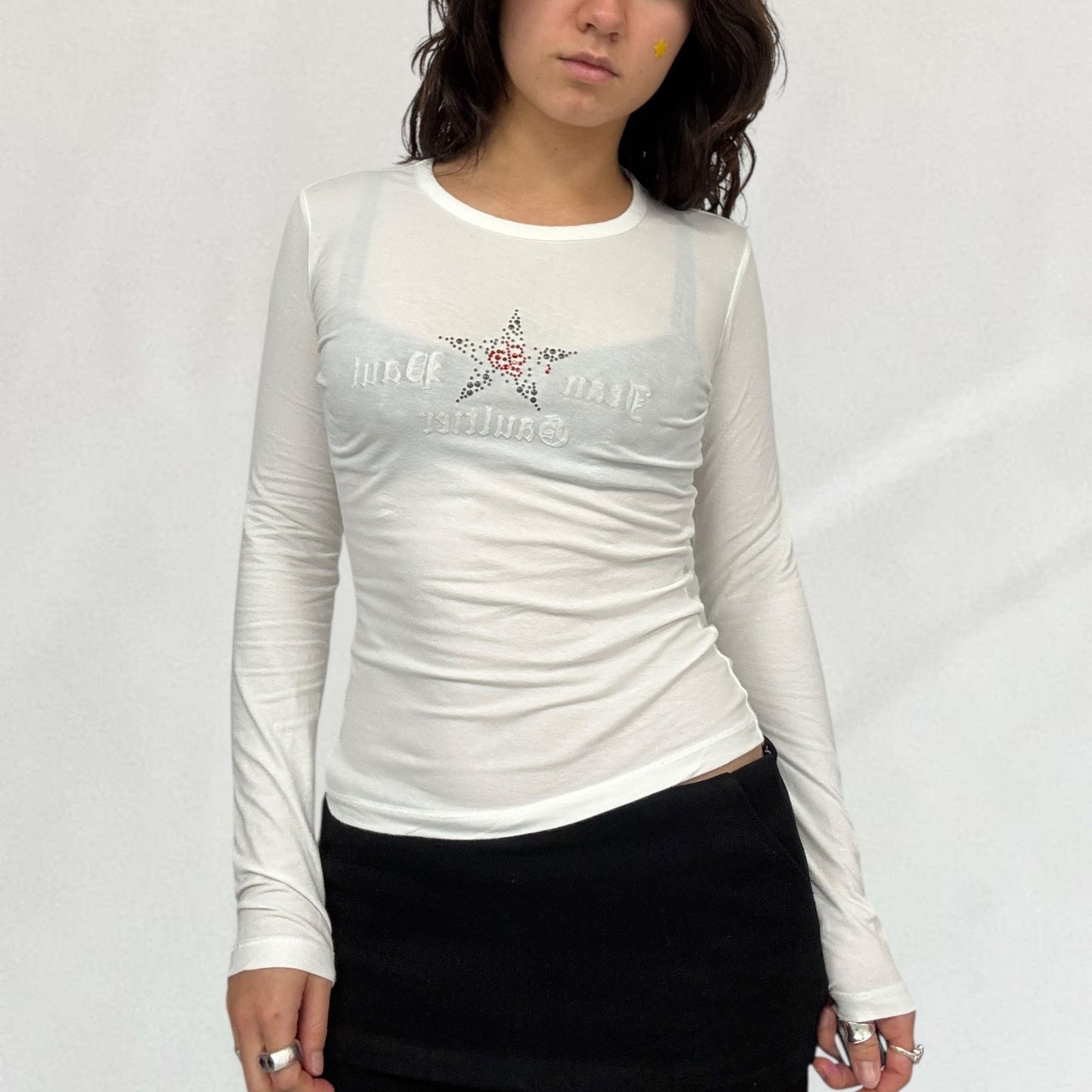 Jean Paul Gaultier rhinestone top
