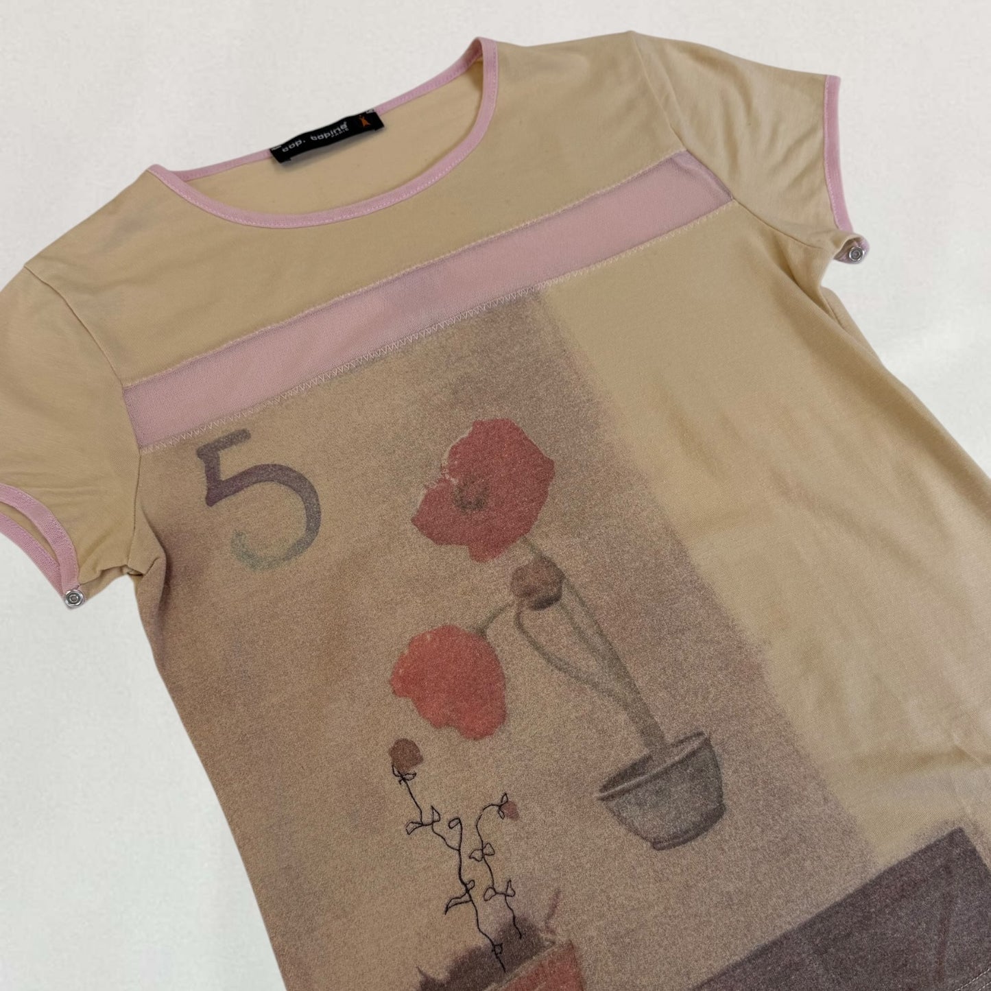 Cop Copine flower T-shirt