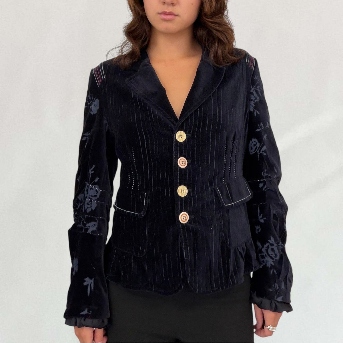 Marithé + François Girbaud velvet jacket