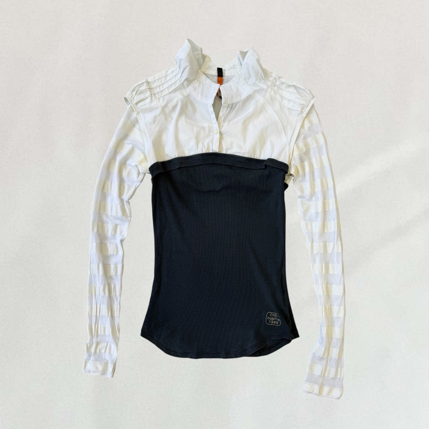 Cop Copine double layered top