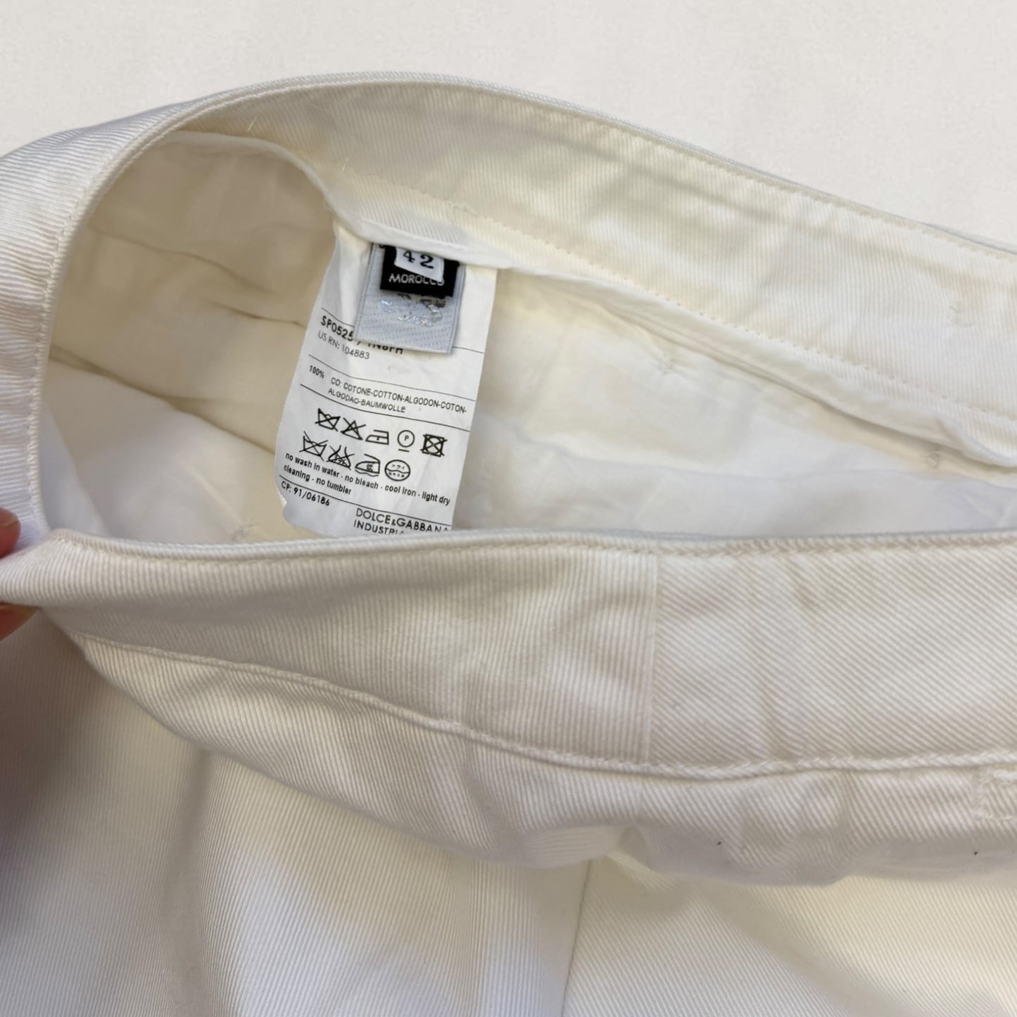 Dolce and Gabbana sailor trousers