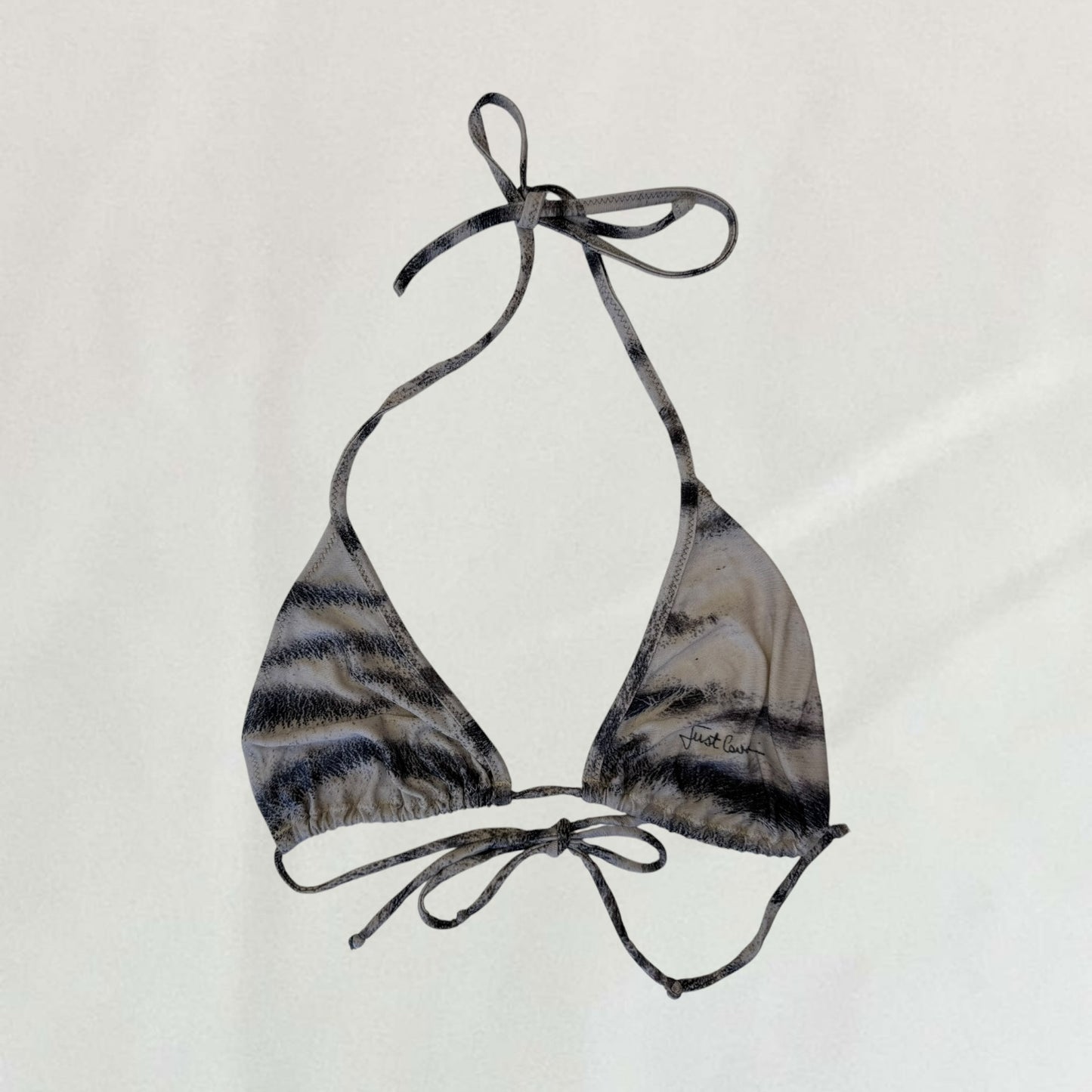 Roberto Cavalli tiger print bikini