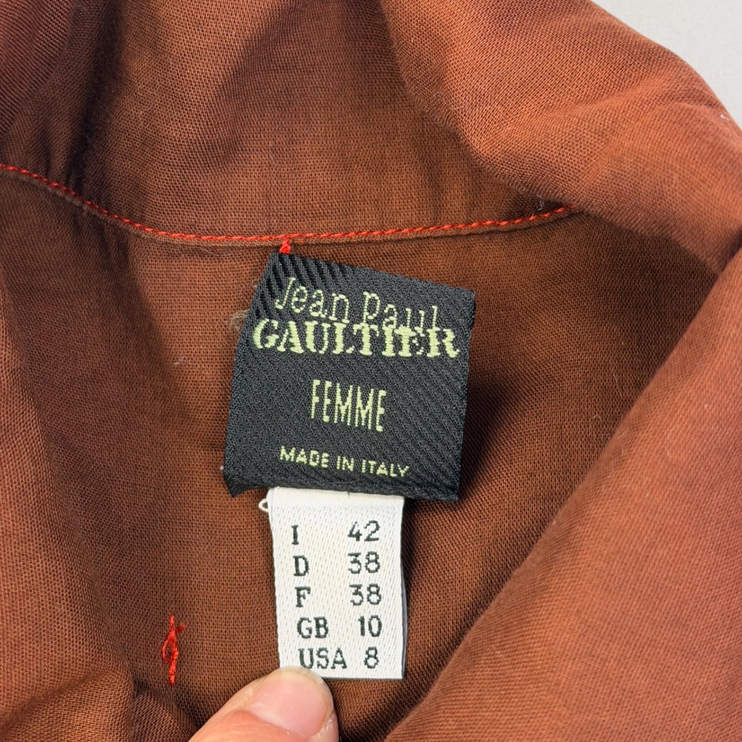 Jean Paul Gaultier ruffle shirt