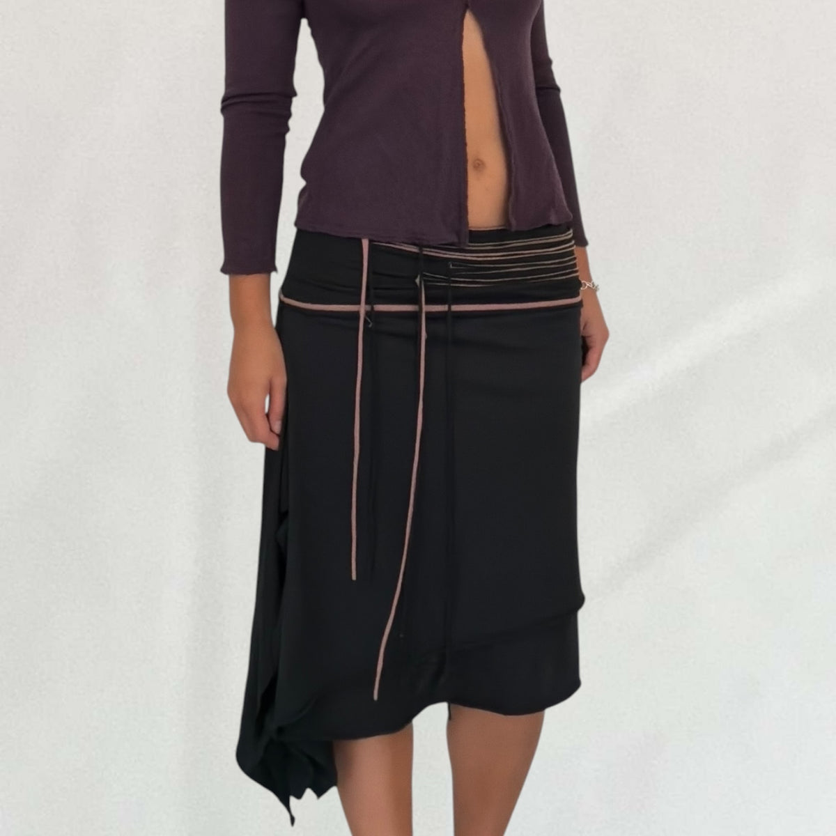 Cop Copine asymmetric skirt