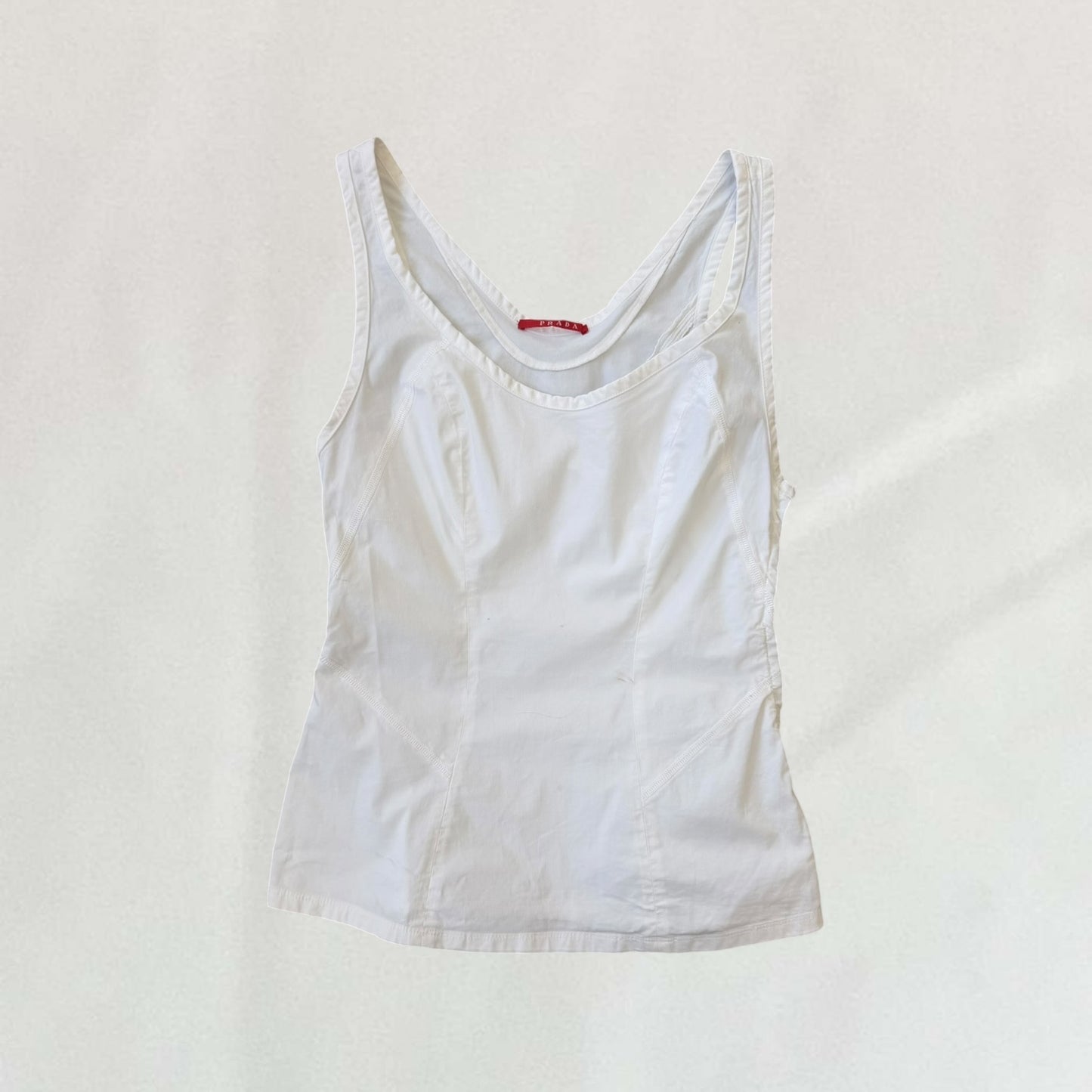 Prada fitted tank