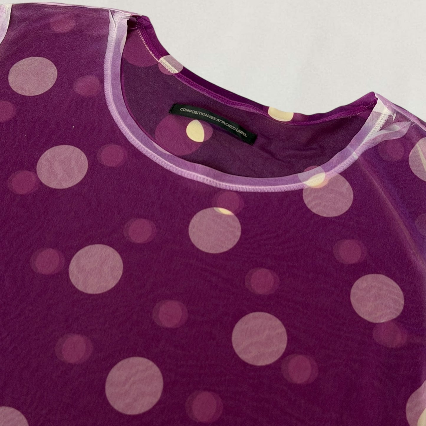 Yohji Yamamoto Y’s polka dot  T-shirt