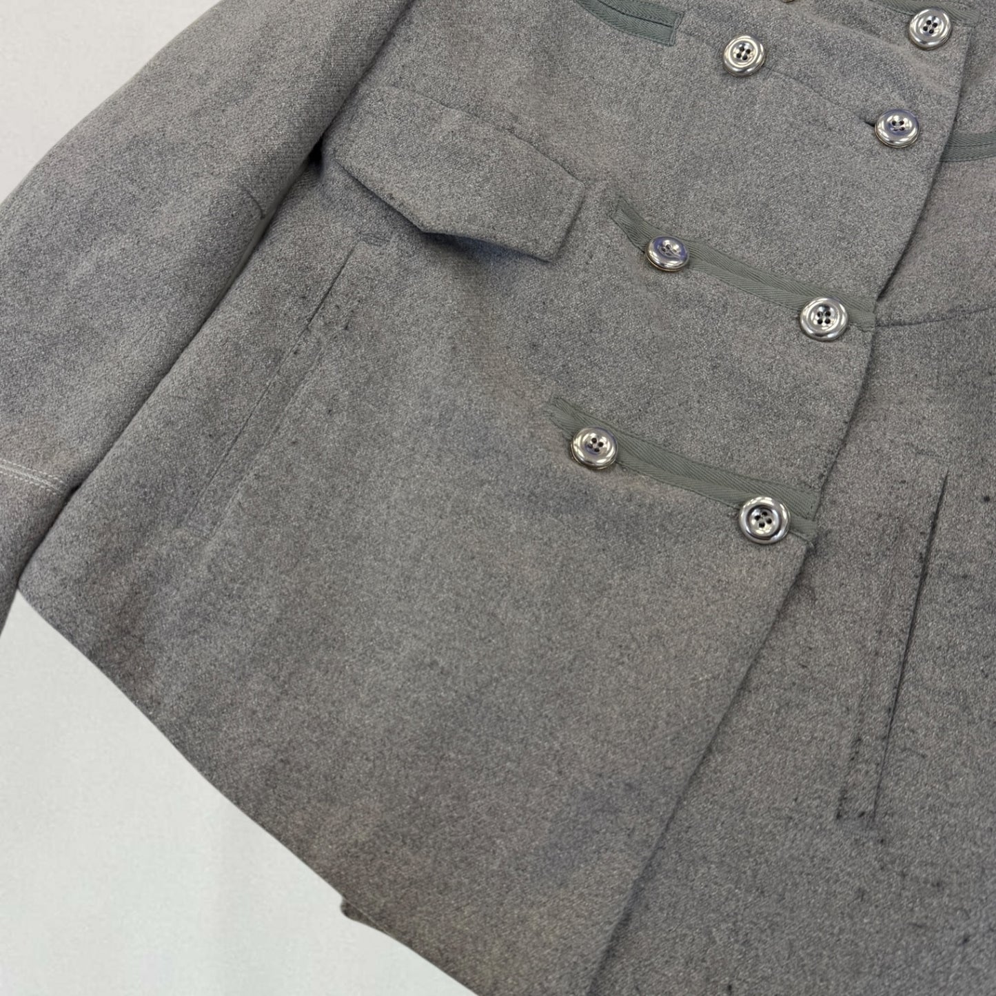 Marithé + François Girbaud asymmetric jacket