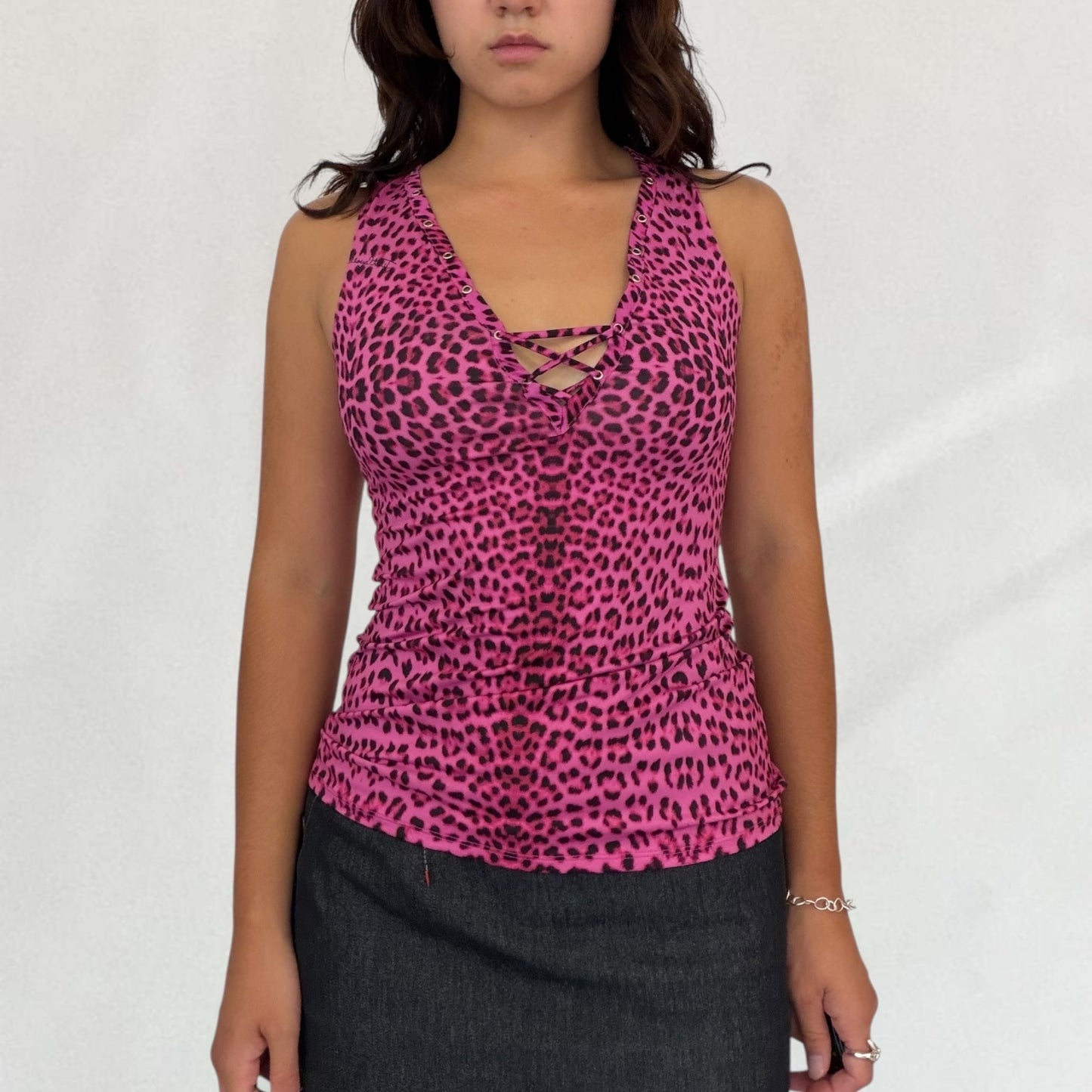 Roberto Cavalli leopard print vest