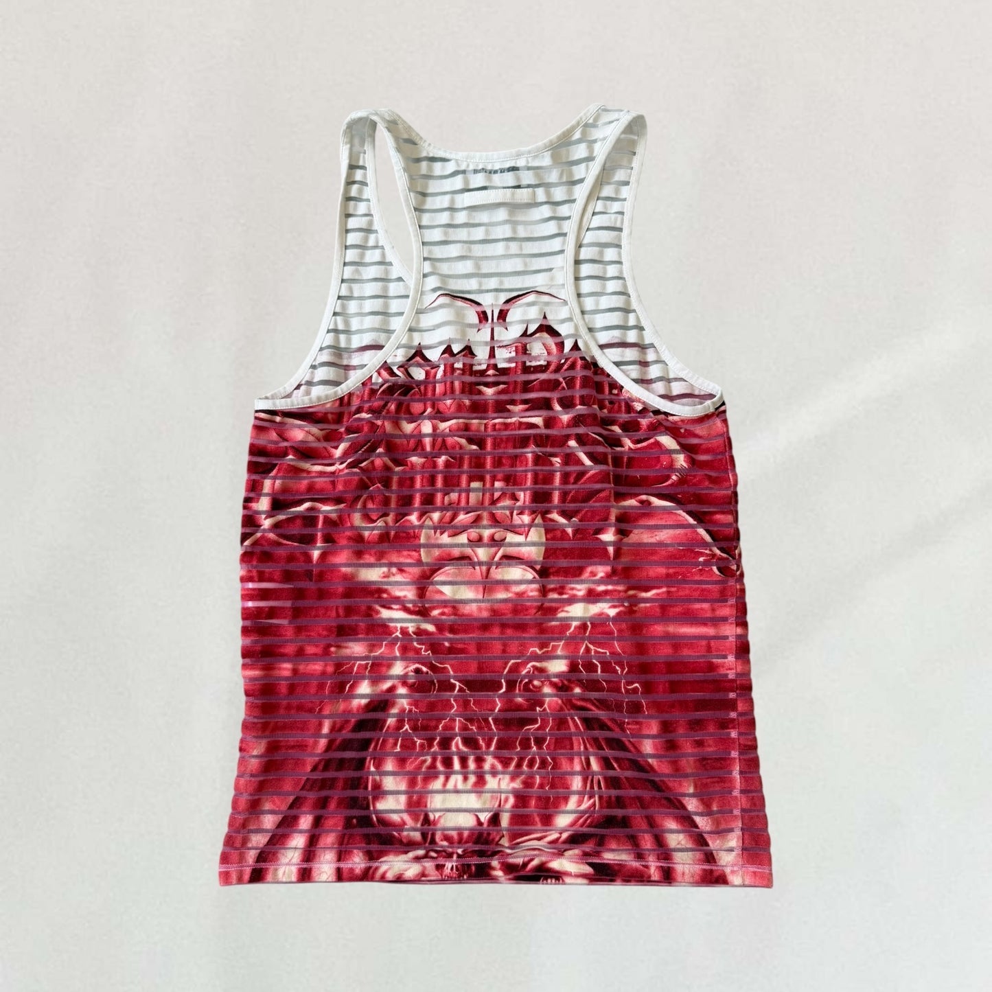Jean Paul Gaultier gothic print tank