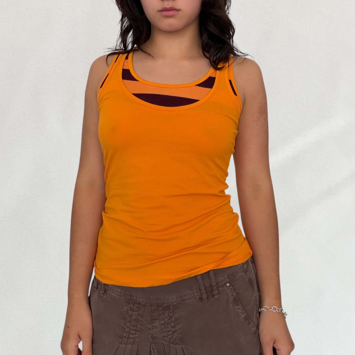Jean Paul Gaultier double layered tank