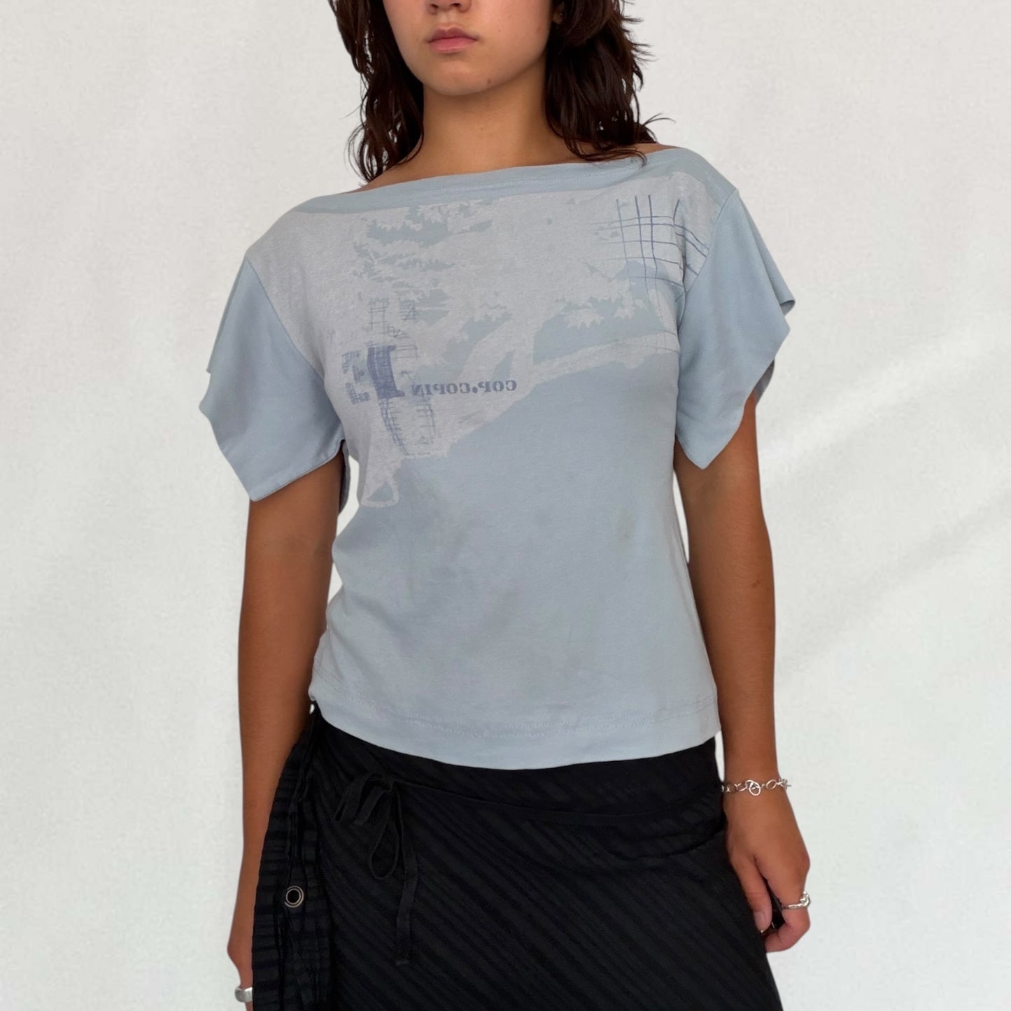 Cop Copine off the shoulder T-shirt
