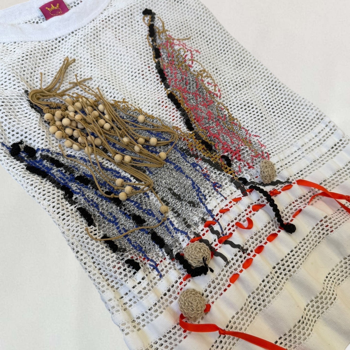 Save The Queen fishnet tank