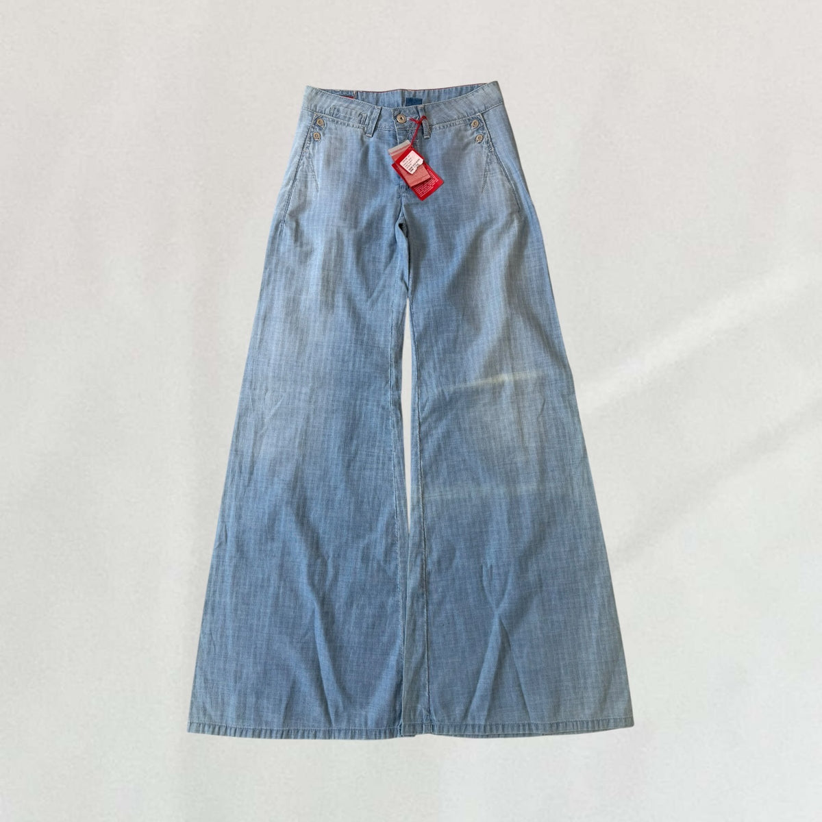 Marithé + François Girbaud pinstripe jeans