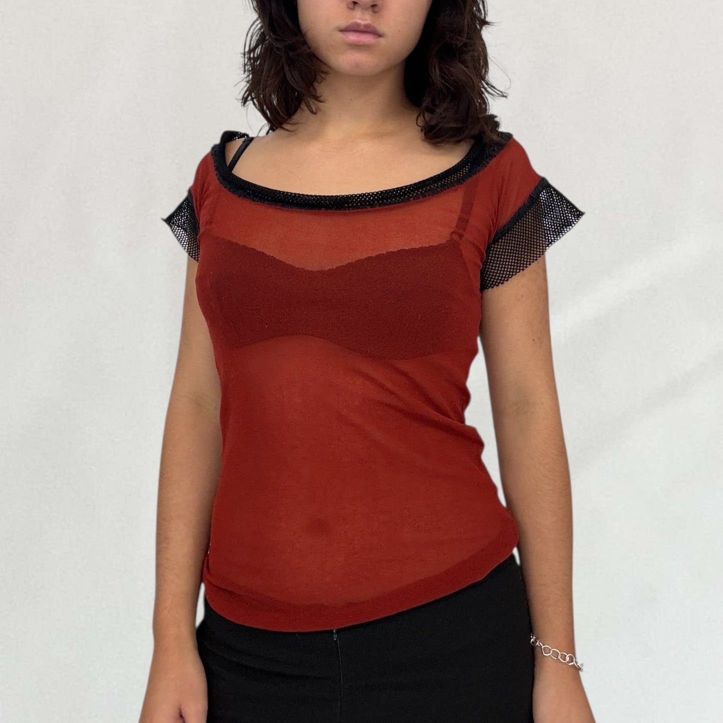 Jean Paul Gaultier mesh T shirt