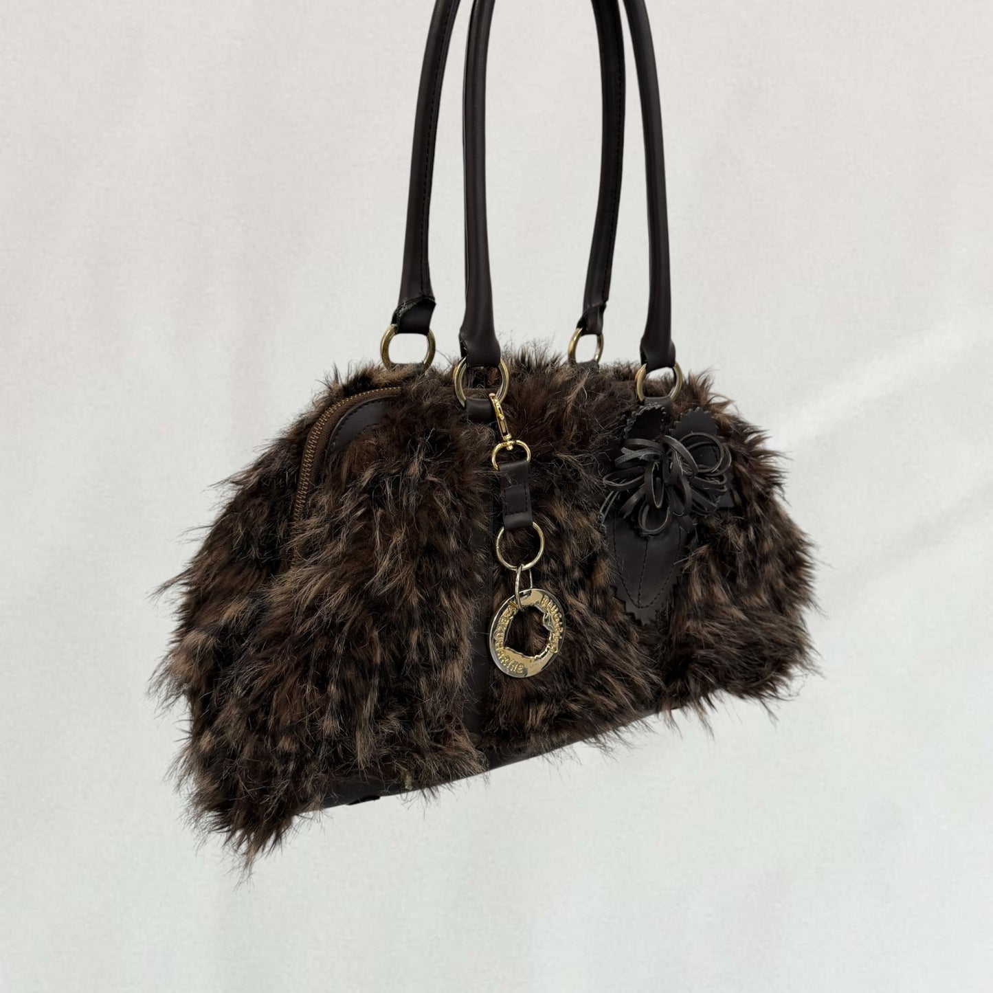 Blumarine fur bag