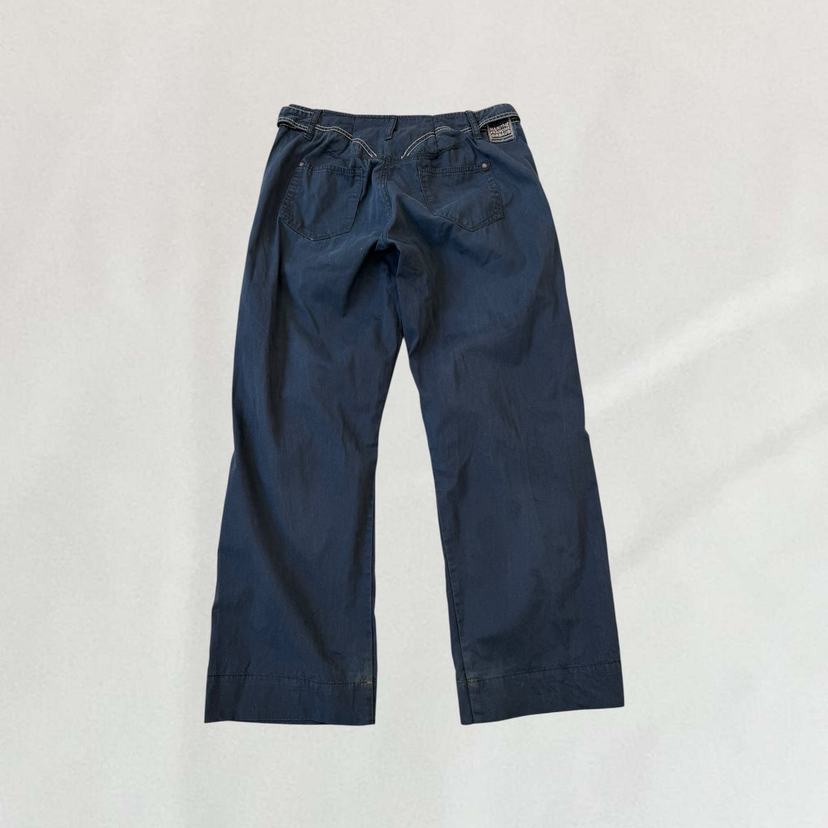 Marithé + François Girbaud buckle trousers