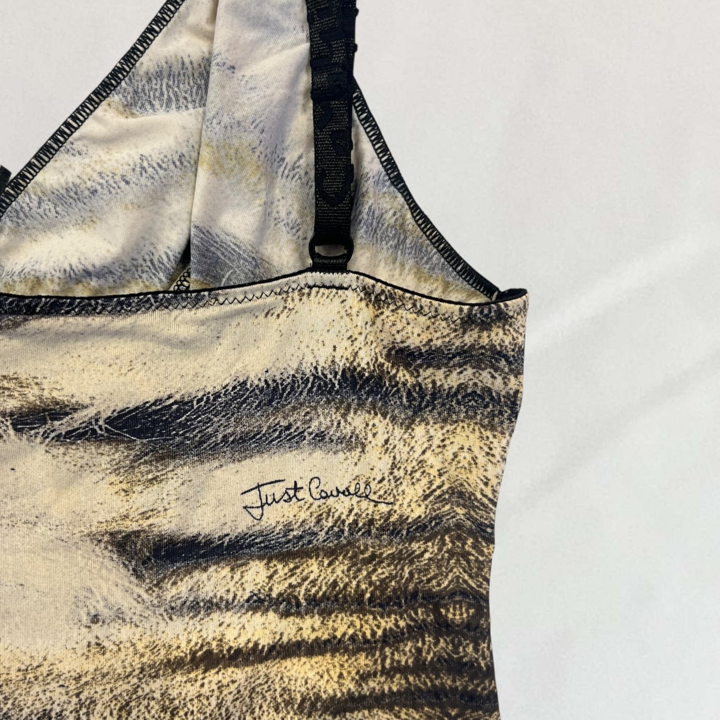 Roberto Cavalli tiger print cami