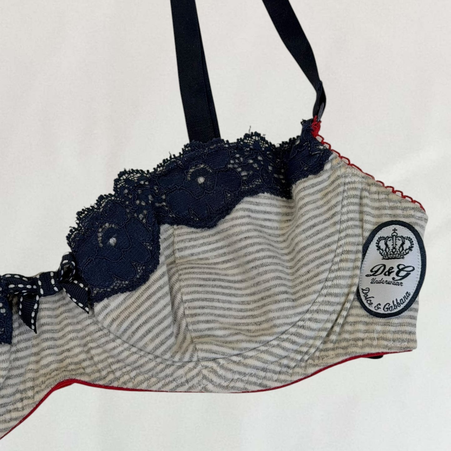 Dolce & Gabbana striped bra