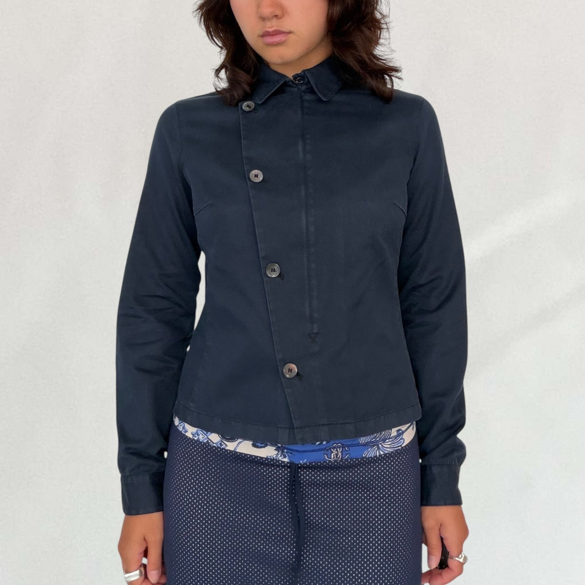 Prada asymmetric jacket