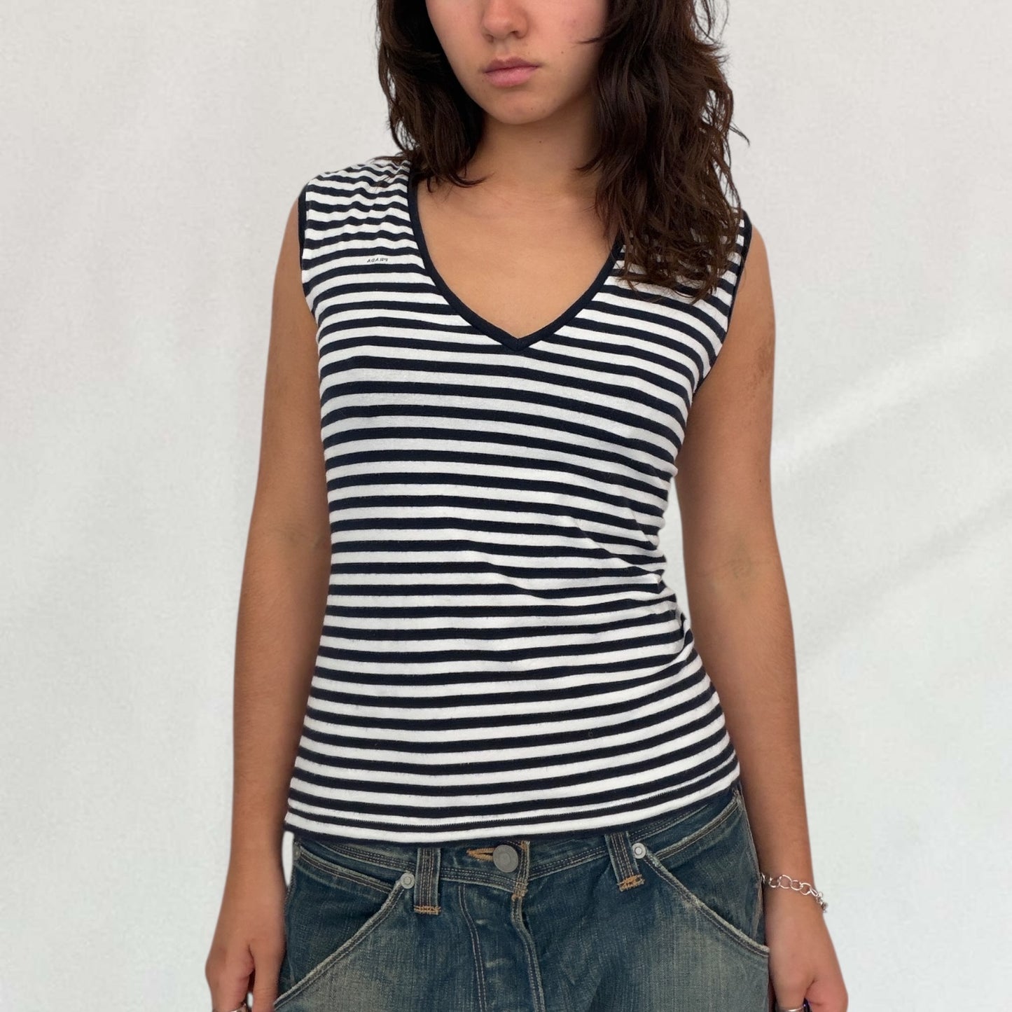 Prada striped vest