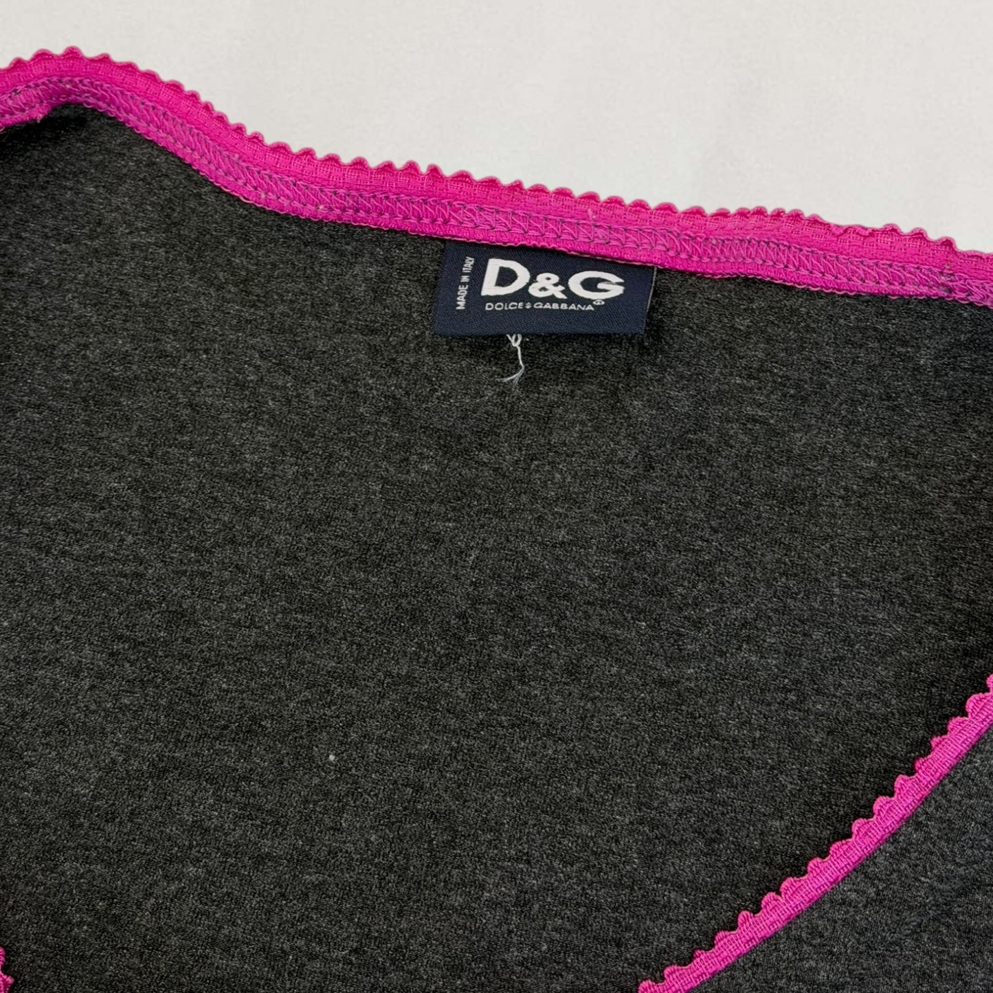 Dolce & Gabbana lace trim vest