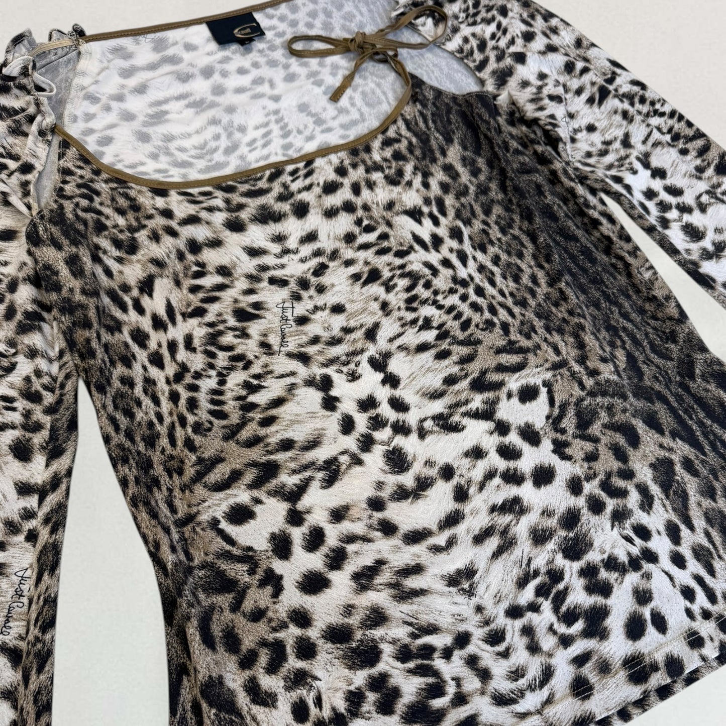 Roberto Cavalli leopard print top
