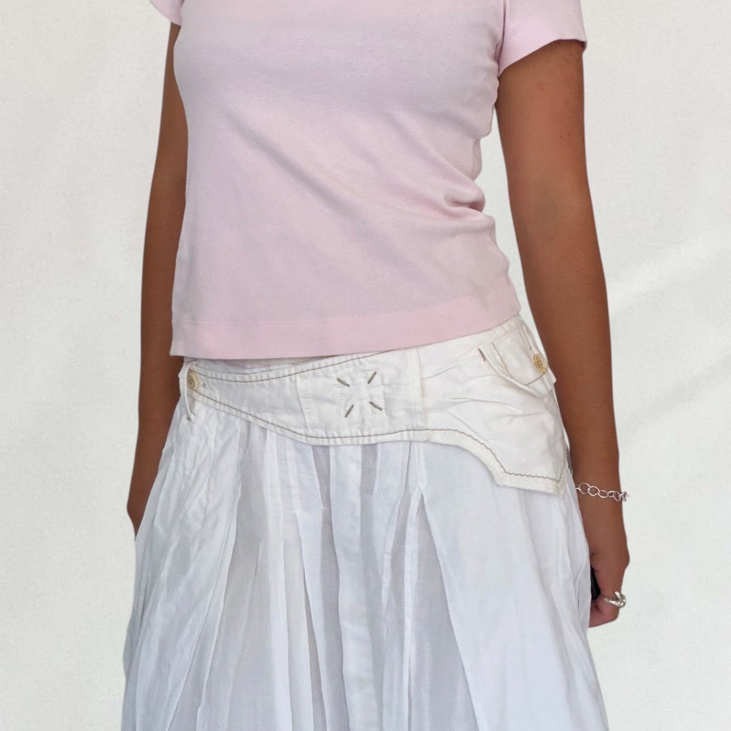 Marithé + François Girbaud midi skirt