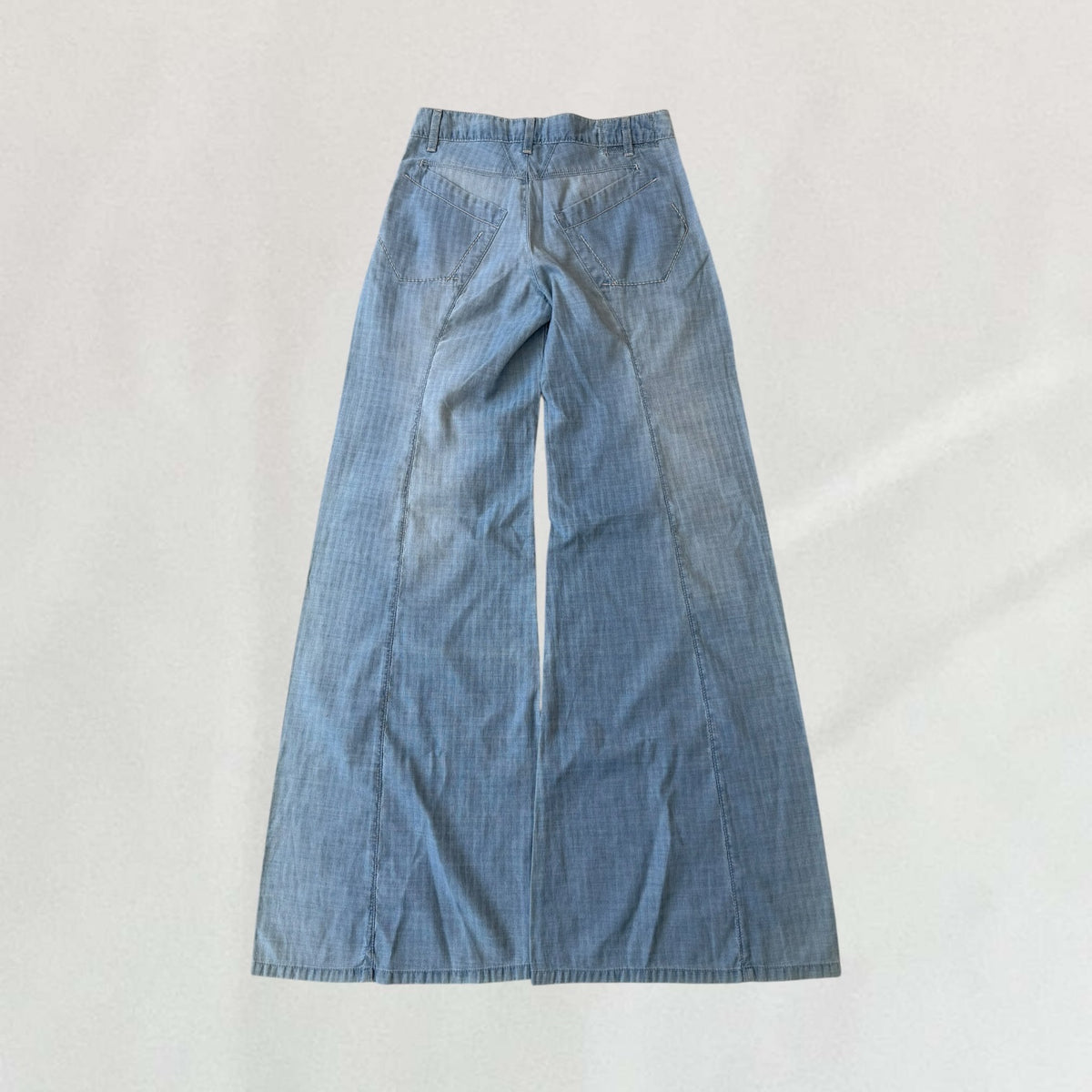 Marithé + François Girbaud pinstripe jeans