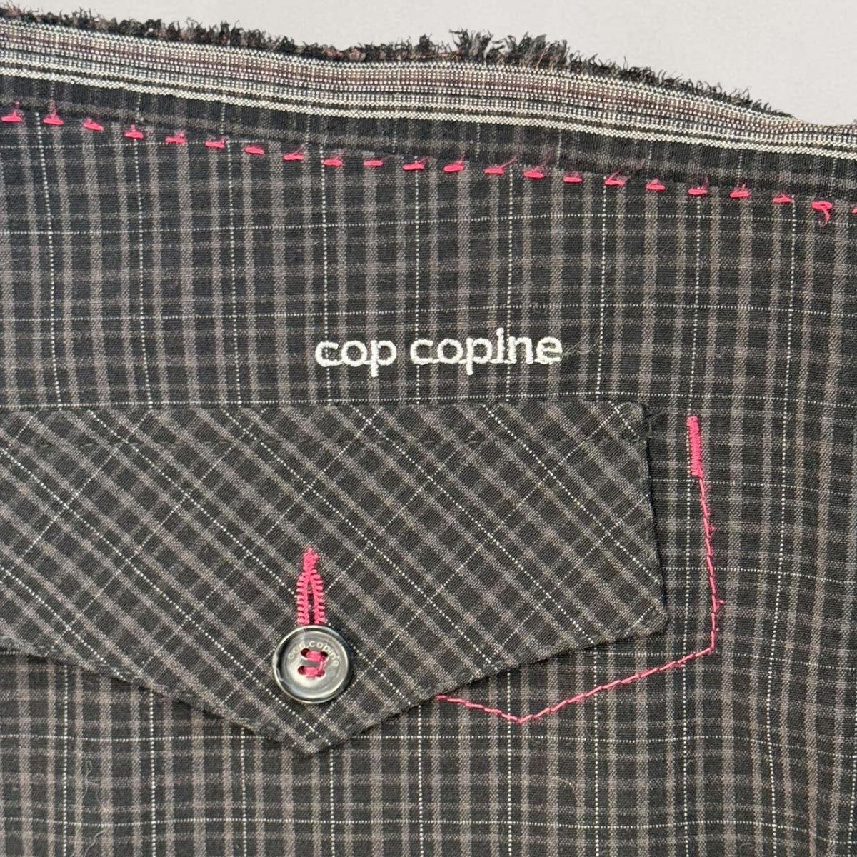 Cop Copine plaid trousers