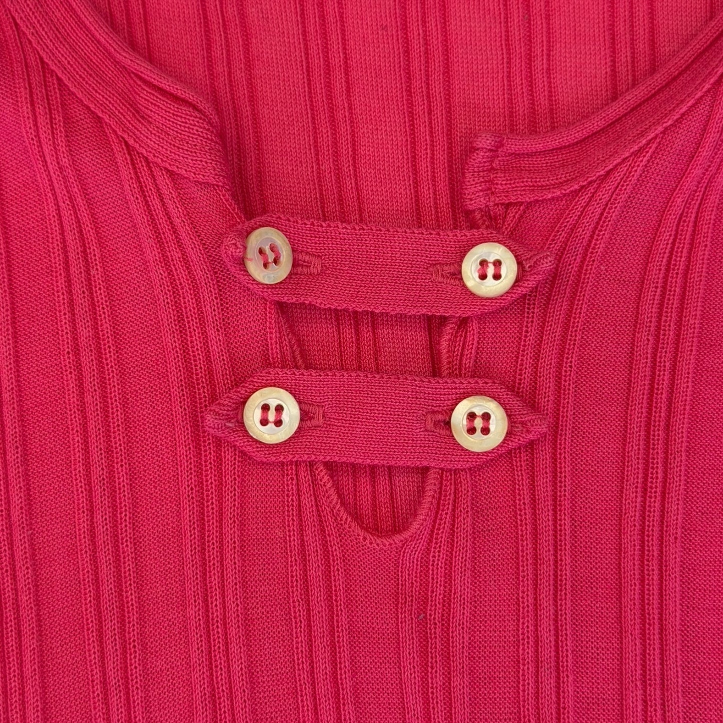 Marithé + François Girbaud ribbed vest