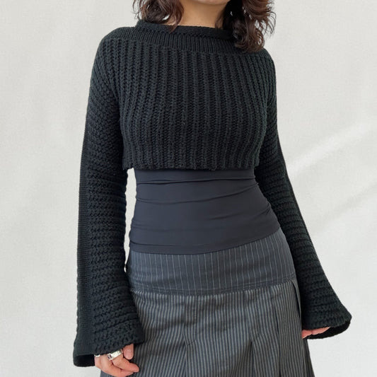 Cop Copine cropped knitted jumper