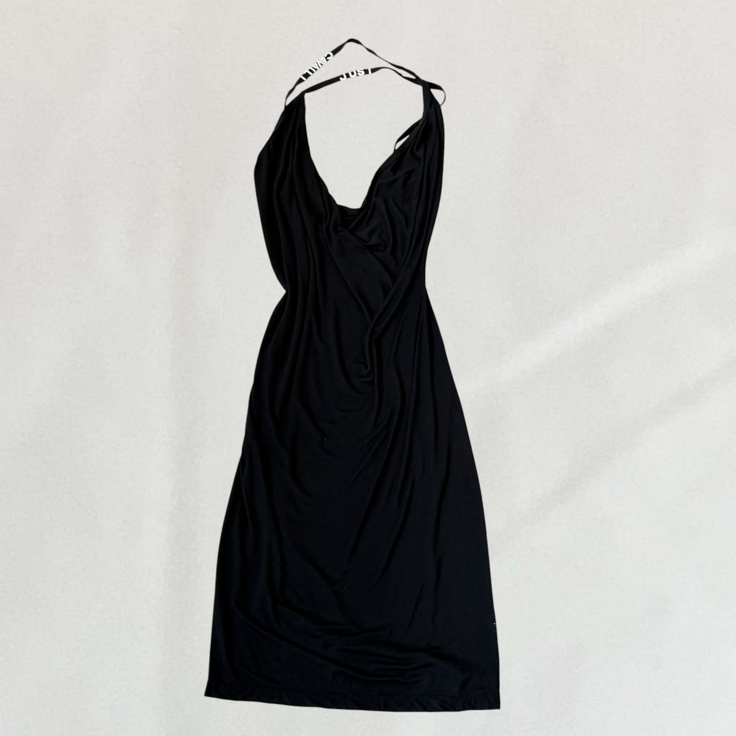 Roberto Cavalli cowl neck dress