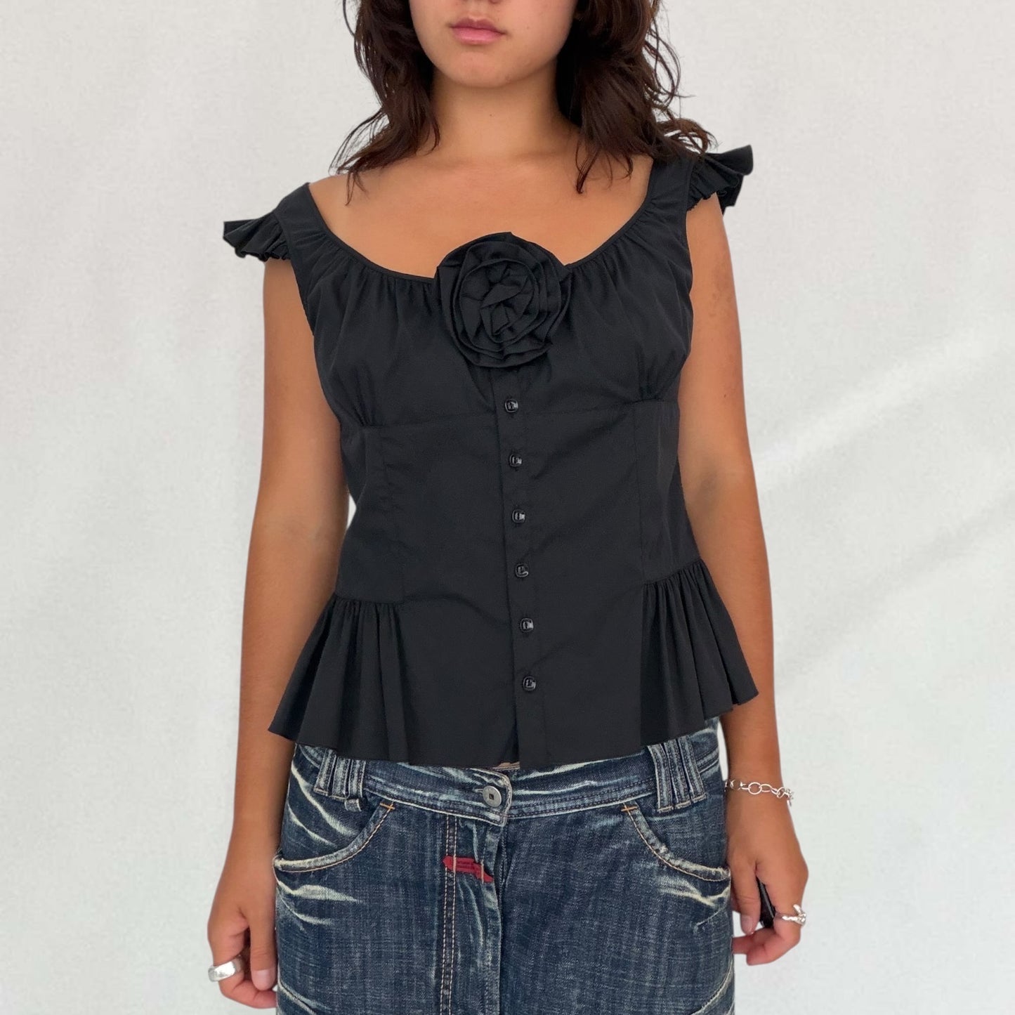 Moschino pleated blouse