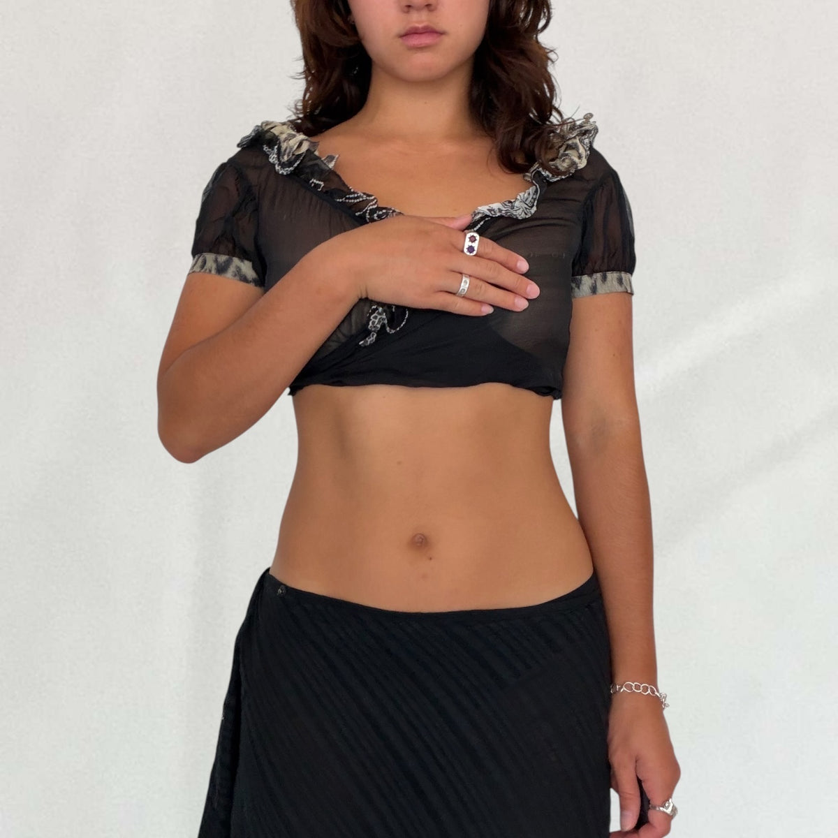 Roberto Cavalli wrap top