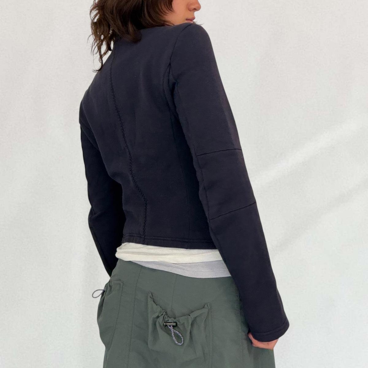 Marithé + François Girbaud asymmetric jacket