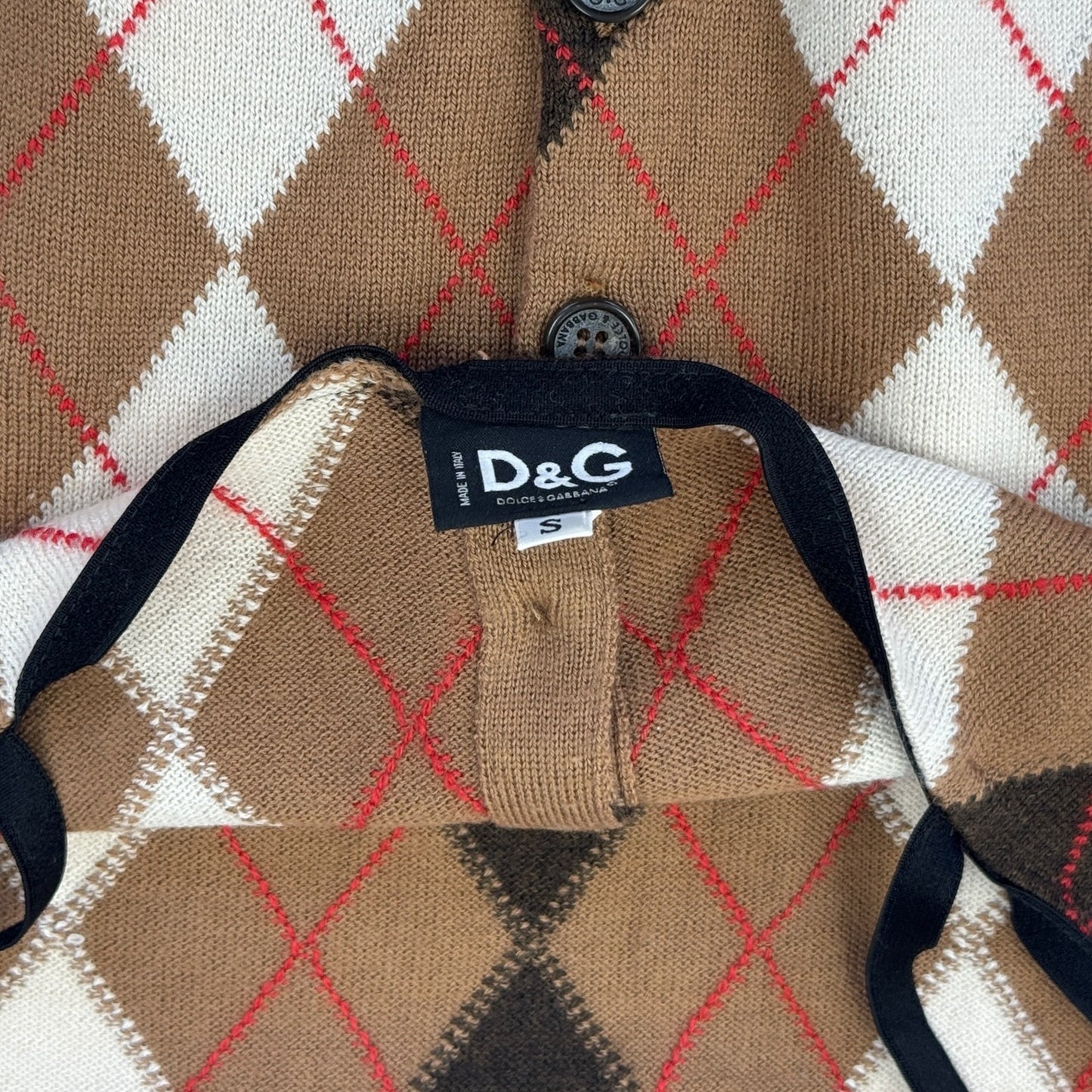 Dolce & Gabbana argyle cami