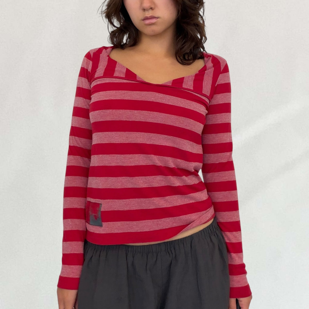 Cop Copine striped top