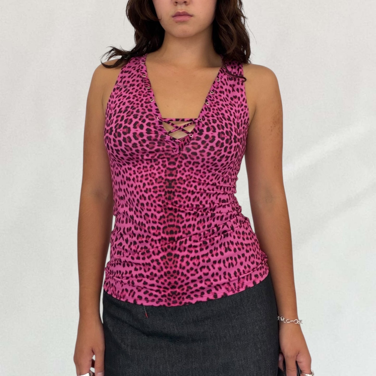Roberto Cavalli leopard print vest